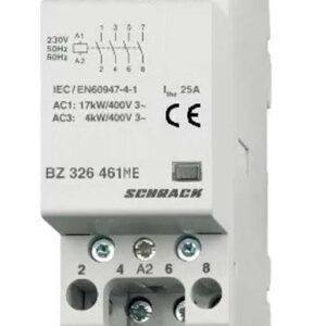 SCHRACK BZ326461 Mágneskapcsoló 25A 230V 4kW AC3 4z