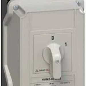 GANZ KKM2-40-6002 tokozott kapcsoló 3P 40A IP65 0-1 állású BE-KI kapcsoló