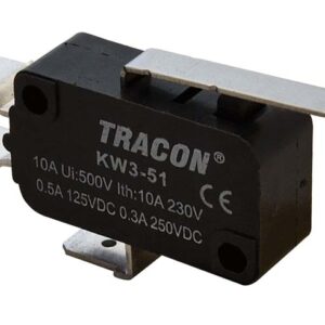 TRACON KW3-51 mikrokapcsoló karos-görgős
