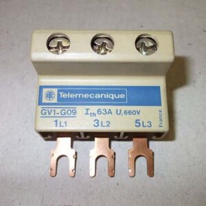 Telemecanique Sorkapocs, összekötő modul mágneskapcsolóhoz 3 tagú, 660VAC 63A,  GV1-G09