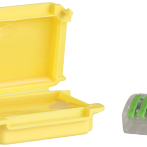 Vízálló műanyag doboz, sárga