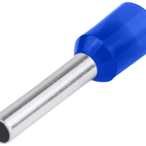 Szigetelt (PA6.6) érvéghüvely,ónozott elektrolitréz, kék