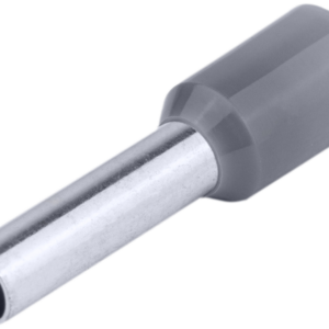 Szigetelt (PA6.6) érvéghüvely, ónozott elektrolitréz, szürke