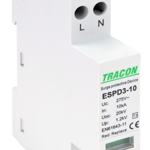 T3 AC típusú túlfeszültség levezető, egybeépített