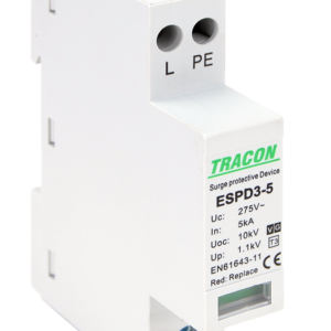 T3 AC típusú túlfeszültség levezető, egybeépített