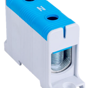 Főáramköri leágazó kapocs, sínre/felületre, kék