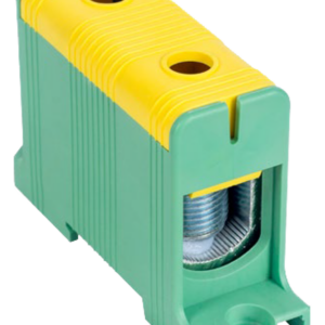 Főáramköri leágazó kapocs, sínre/felületre, zöld/sárga