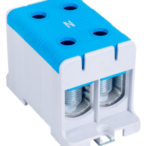 Főáramköri leágazó kapocs, sínre/felületre, kék