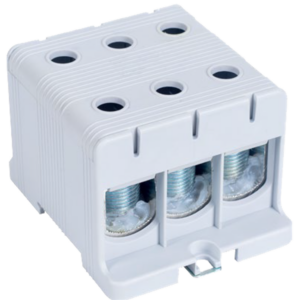 Főáramköri leágazó kapocs, sínre/felületre, szürke