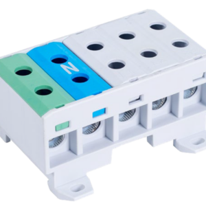 Főáramköri leágazó kapocs, sínre és felületre szerelhető