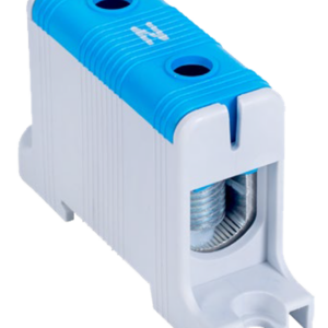 Főáramköri leágazó kapocs, sínre/felületre, kék