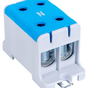 Főáramköri leágazó kapocs, sínre/felületre, kék