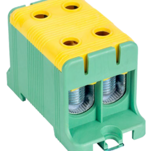 Főáramköri leágazó kapocs, sínre/felületre, zöld/sárga