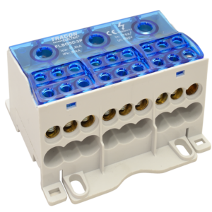 Fővezetéki leágazó sorkapocs nyitható fedéllel