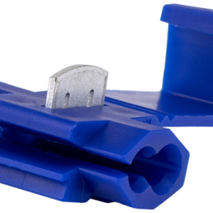 Késes leágaztató (PVC), ónozott elektrolitréz, kék