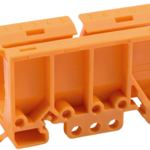 Adapter nyitható vezetékösszekötőhöz, sínre szerelhető