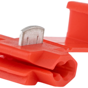 Késes leágaztató (PVC), ónozott elektrolitréz, piros