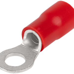 Szigetelt szemes saru, ónozott elektrolitréz, piros