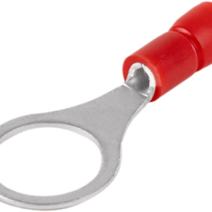 Szigetelt szemes saru, ónozott elektrolitréz, piros