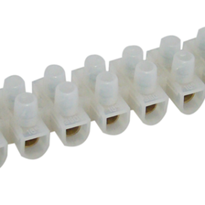 Flex. nyomólemezes sorozatkapocs, H profil, 12 tag, natúr