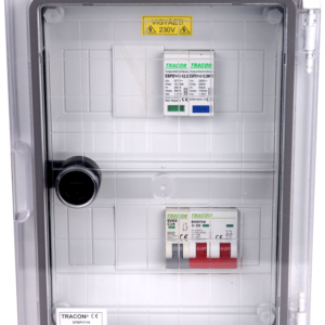 Túlfeszültség-védelmi doboz fotovoltaikus rendszerekhez