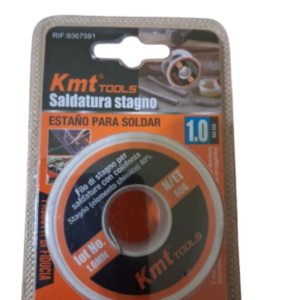 KMT Tools márkájú, 1,0 mm, 60 grammos, ólom-ón forrasztóhuzal