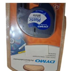 DYMO 59422 LetraTag 12mm fehér műanyag hátlap